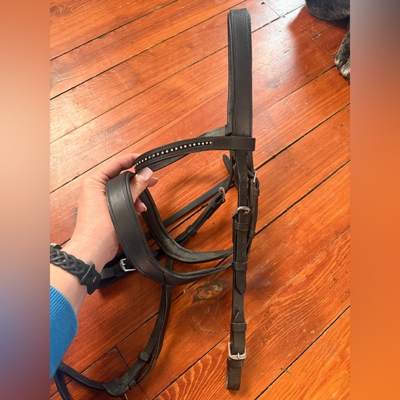 Black ergonomic bridle - Picture 2 of 2